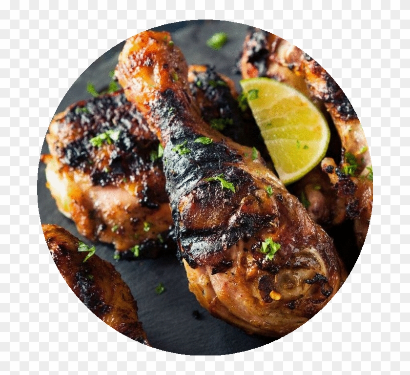 Afro Carib Cuisine - Jerk Chicken Clipart #533576
