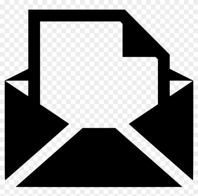 Open Mail - Letter Icon Png File Clipart