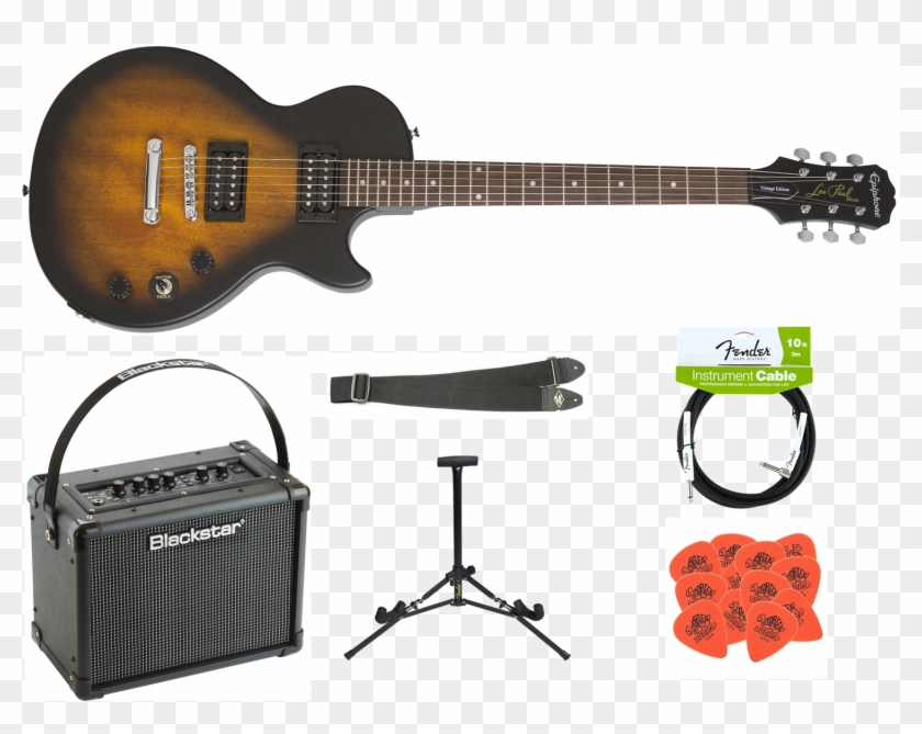 Electric Guitar Bundle - Epiphone Les Paul Clipart