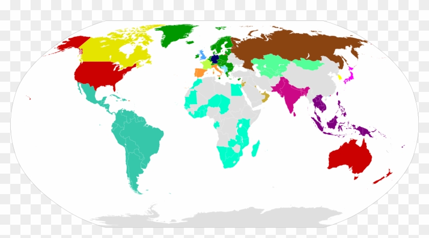 Pokémon Go Release Map - Countries Shoes Indoors Clipart