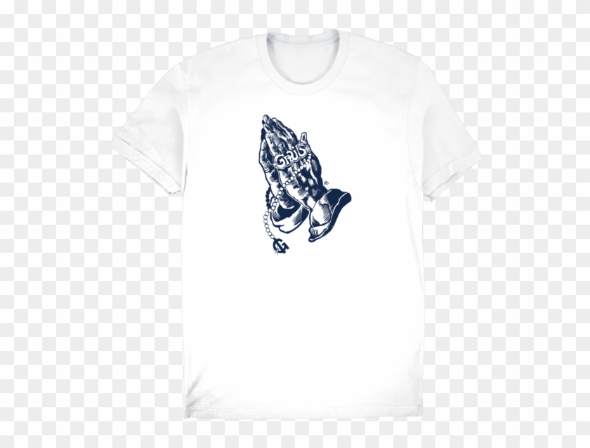 Praying Hands T-shirt - Manta Ray Clipart #534820