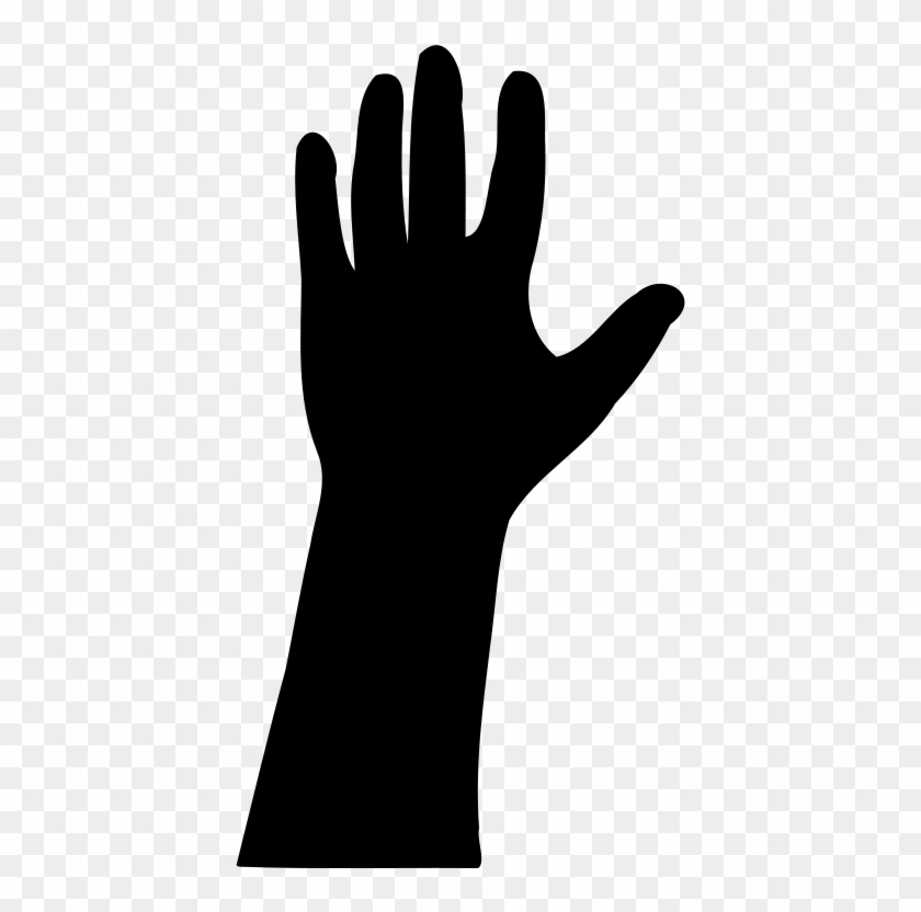 Free - Hand Silhouette Clip Art - Png Download #534849