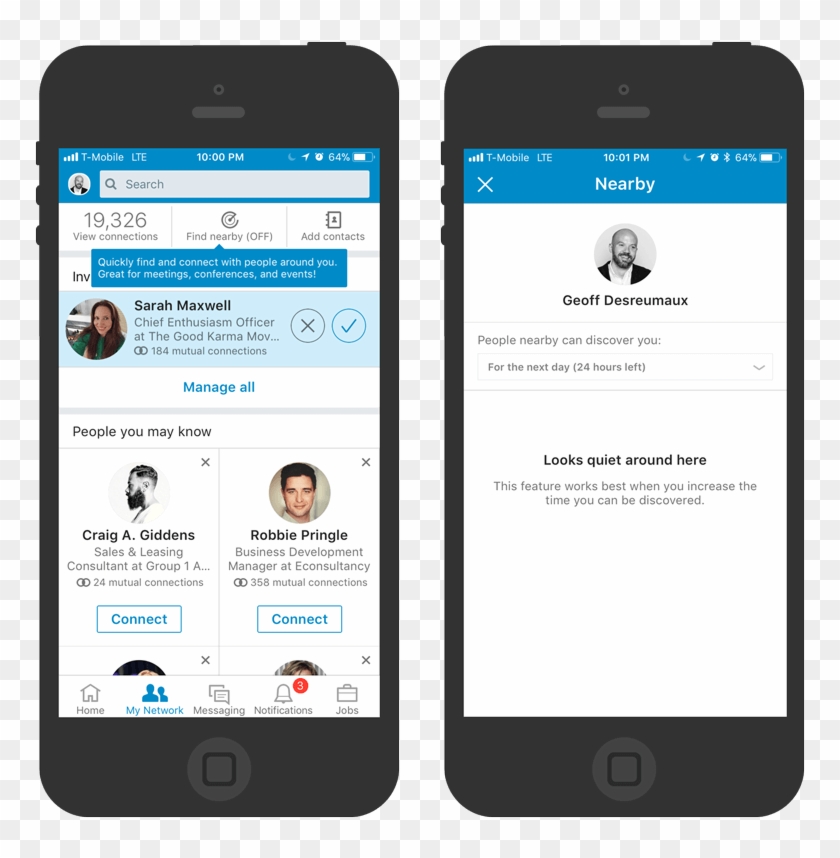 Wersm Linkedin Find Nearby - Linkedin Find Nearby Feature Clipart #534877