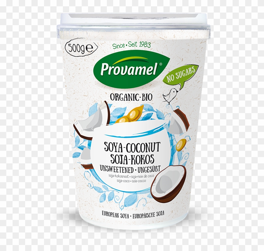 Soya With Coconut Alternative To Yogurt Free From Sugars - Provamel Clipart