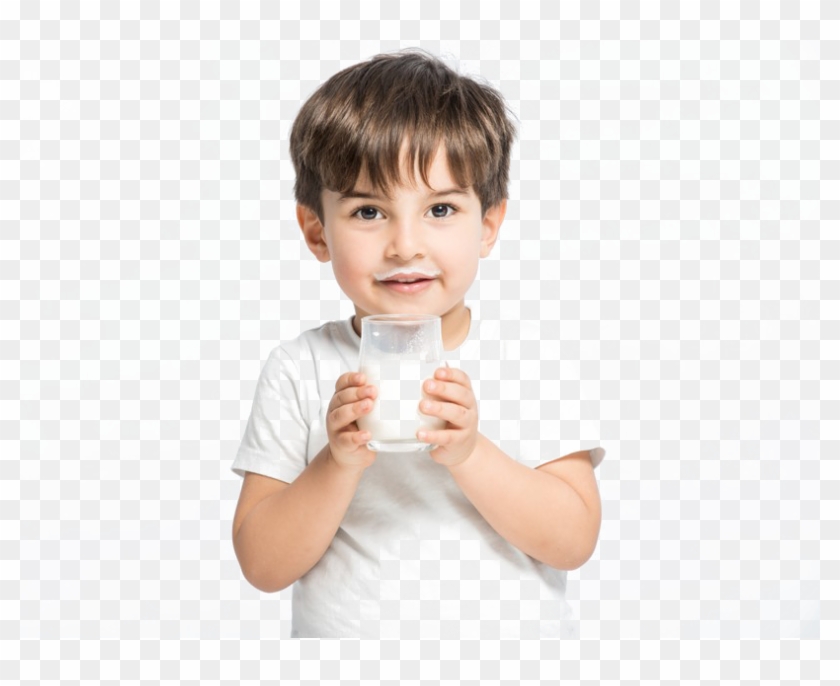 Drinking Milk Png Image Background - Child Milk Png Clipart #535188