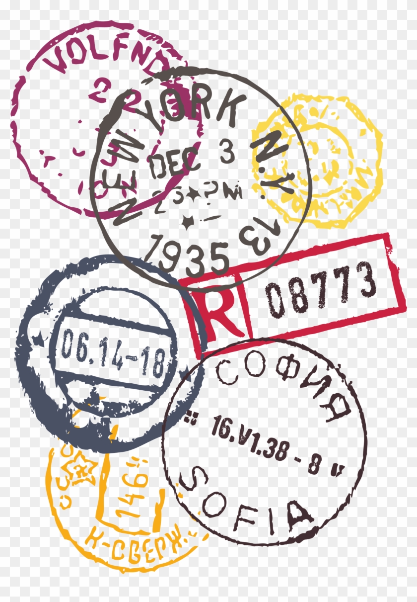 Passport Stamp Png Clipart