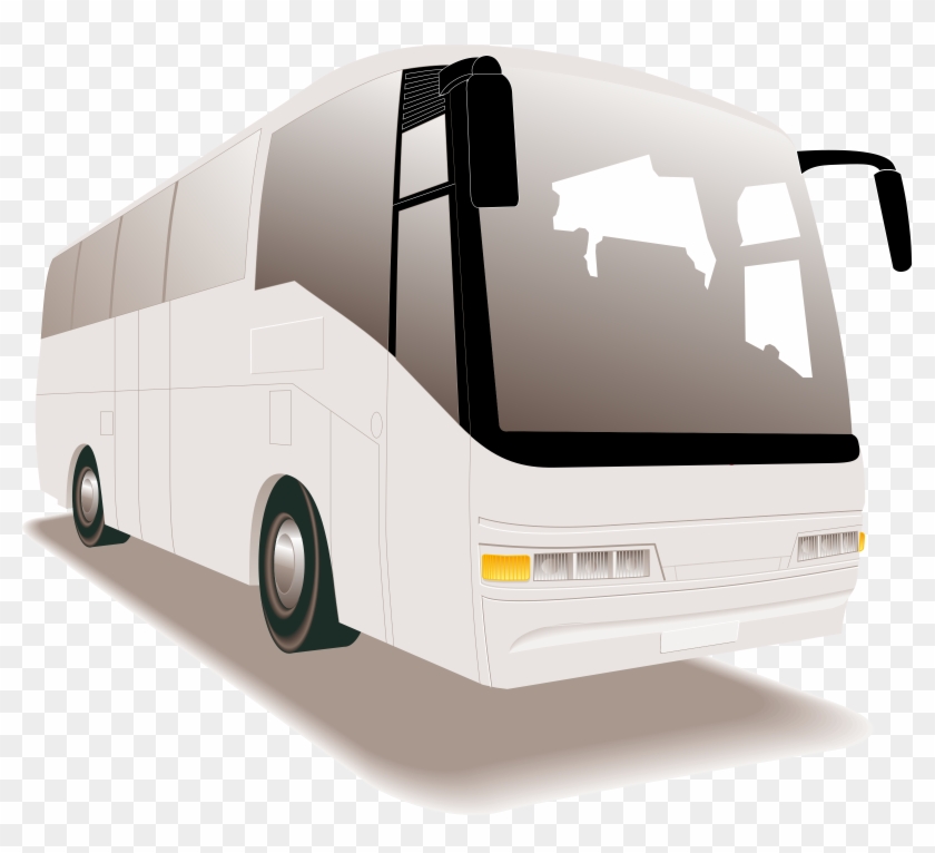 Bus Background Png - Tour Bus Drawing Clipart