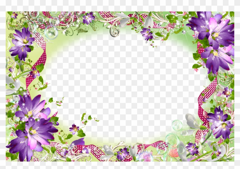 Icon Spring Png - Transparent Flower Frames Png Clipart #535600