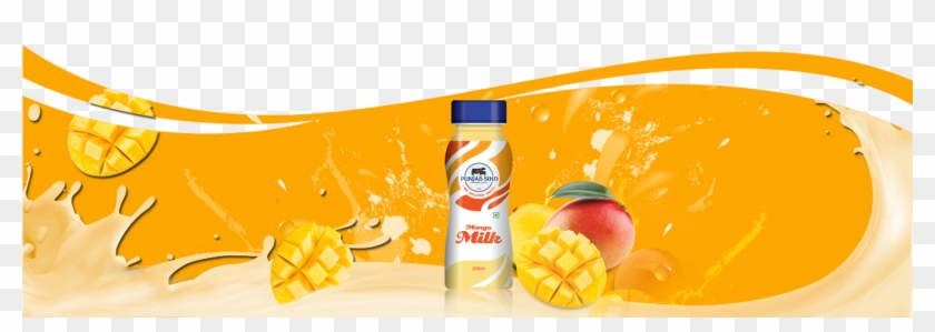 Mango Milk Banner Png - Mango Milk Png Clipart #535627