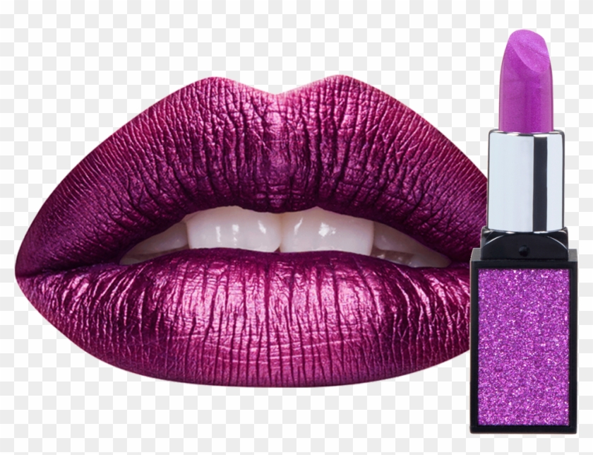 False Tattoo Junkee Heartbreaker Lip Swatch - Lovey Dovey Metallic Lipstick Clipart #535654