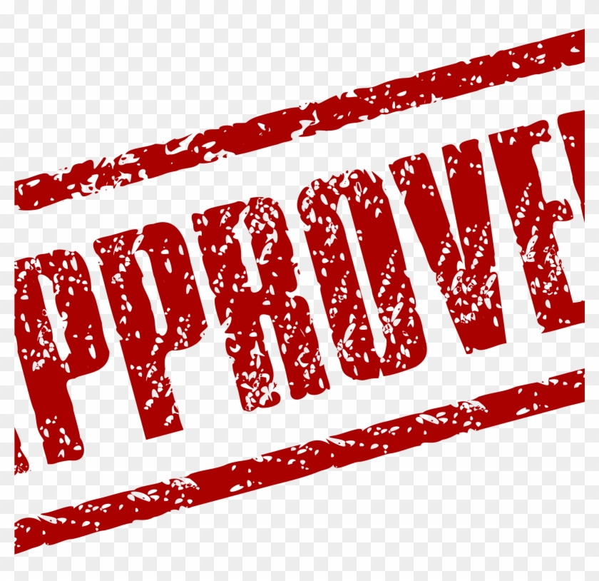 This Free Icons Png Design Of Red Approved Stamp Clipart #535684