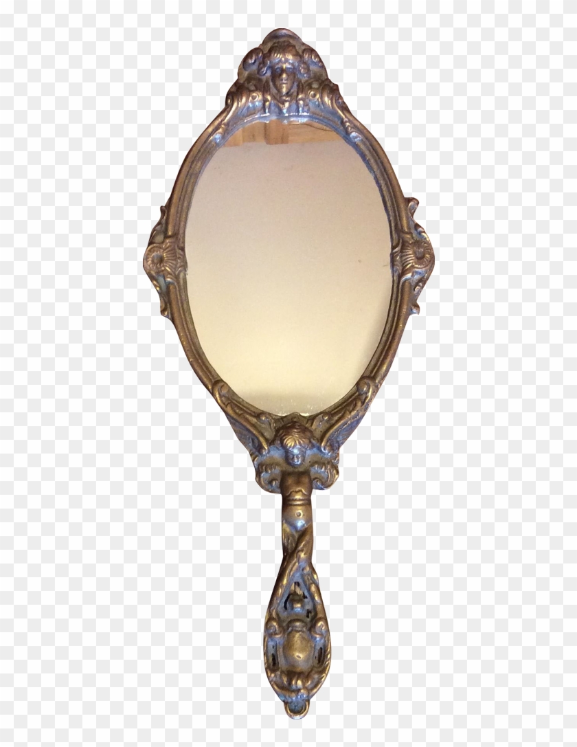 Clip Stock French Hand Held Mirror Louis Xvi Style - 18th Century Hand Mirror - Png Download
