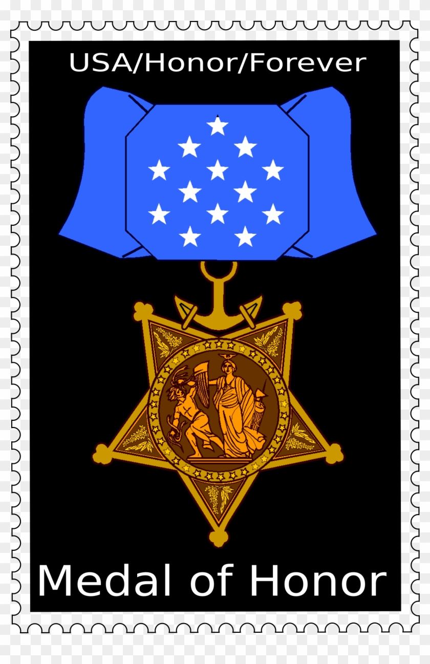 This Free Icons Png Design Of Medal Of Honor Stamp Clipart #535962