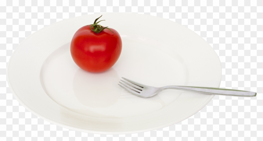 Plate Tomato Fork Png Transparent Image - Still Life Photography Clipart #535988