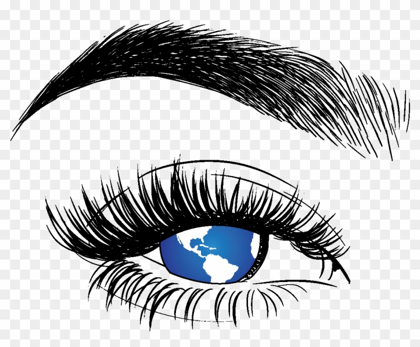 Lash Masters Academy Home Eyelash Extension Training - Eyes And Brows Drawing Clipart #536054