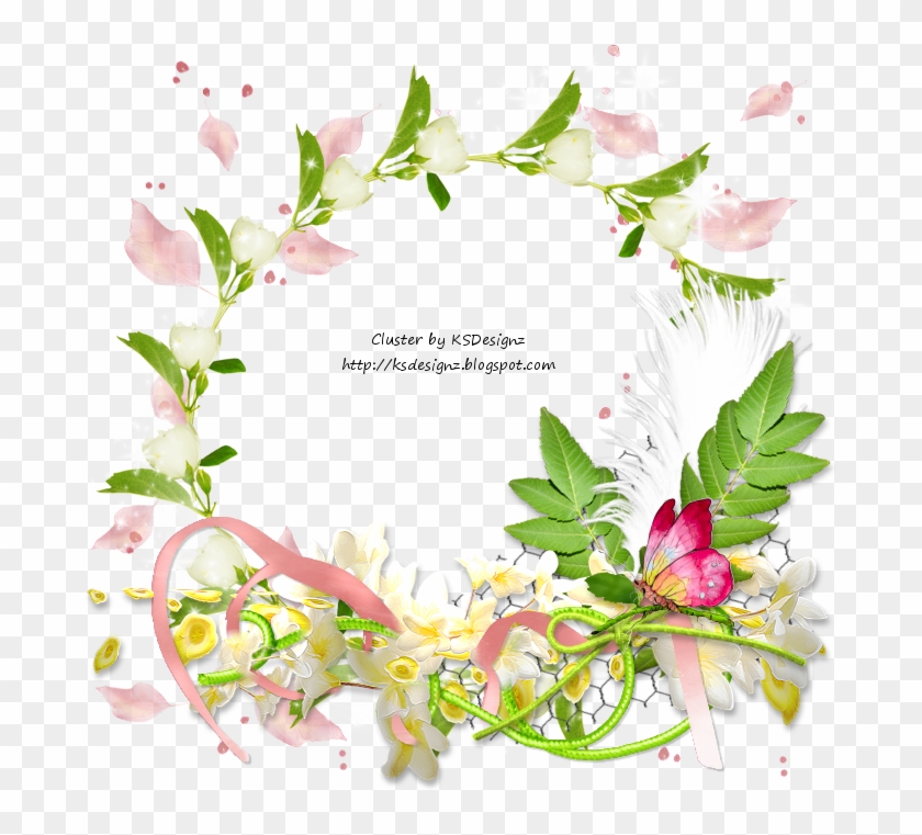 Ftu Cluster - Spring Flowers - Spring Ftu Cluster Frames Clipart