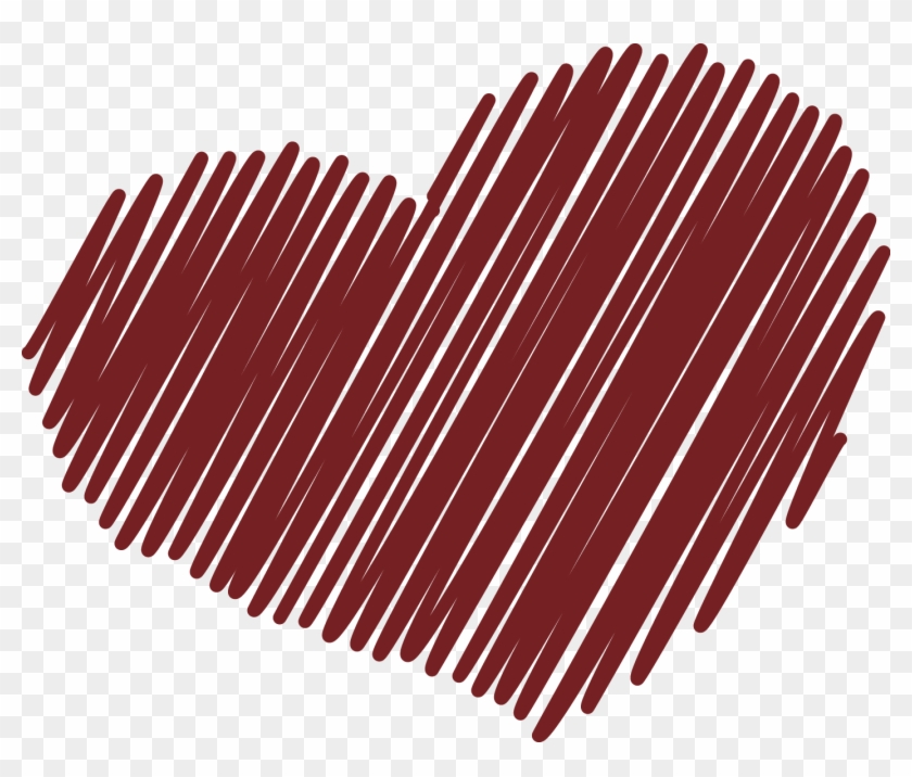 Red Heart Stabbed With Pins By Seamartini Graphics - Transparent Background Heart Png Clipart #536432