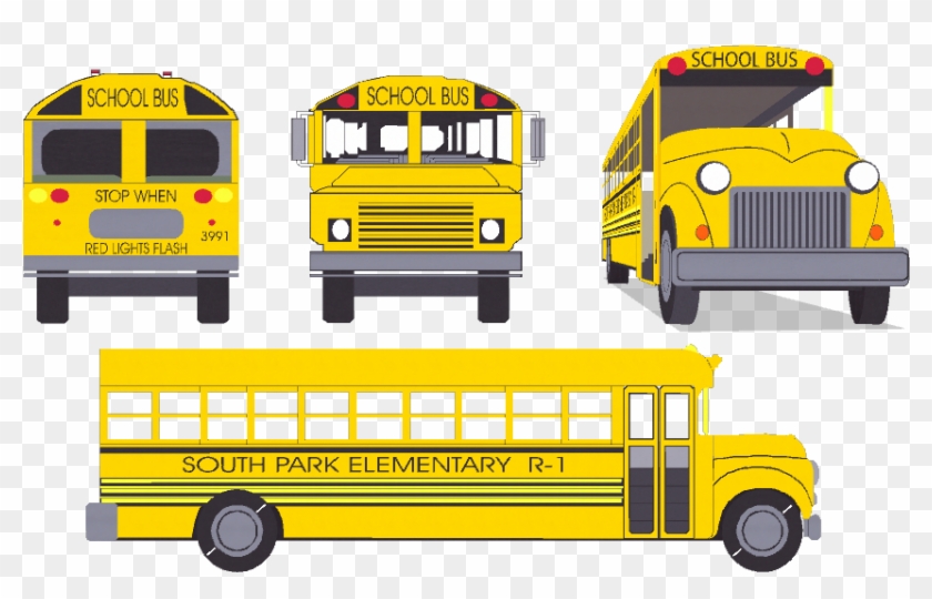 Frog On School Bus Png - Bus De South Park Clipart #536564