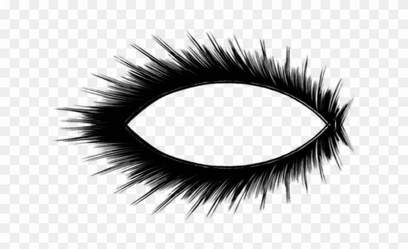 Lashes Transparent Background - Black Eye Makeup Png Clipart