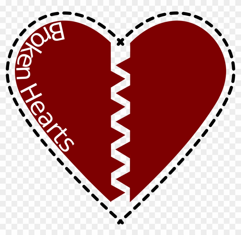 This Free Icons Png Design Of Broken Hearts Red Clipart #536872