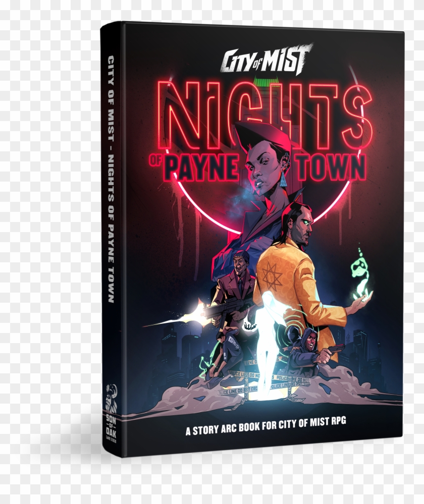 City Of Mist “nights Of Payne Town“ Kickstarter Announced - Pc Game Clipart #536924