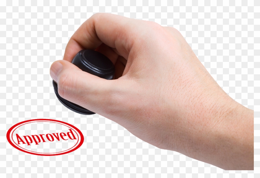 Rubber Stamp Png - Hand With Stamp Png Clipart