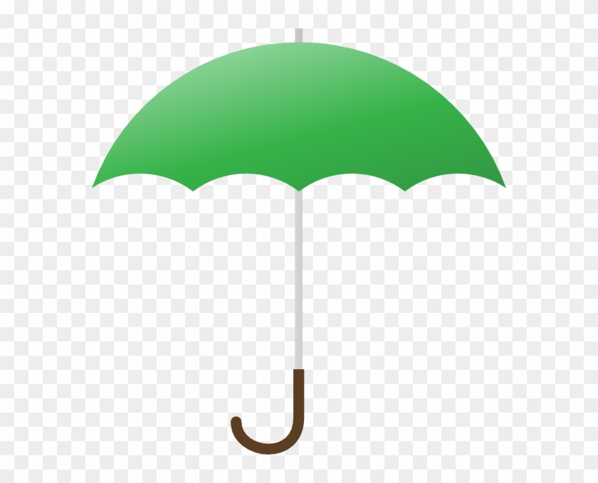 Green Umbrella Clip Art At Clker - Green Umbrella Png Transparent Png