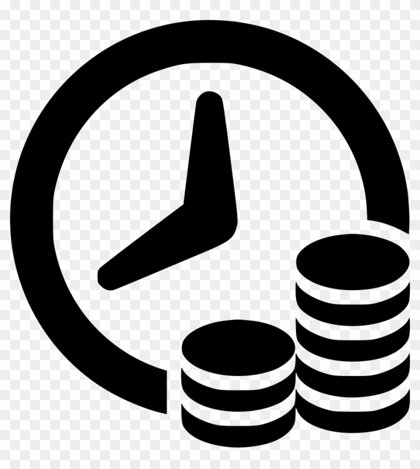 Png File Svg - Clock Money Icon Png Clipart