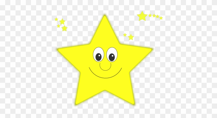 Red Star Clip Art Thick Shiny Red Star On White Search - Black Background Yellow Stars - Png Download