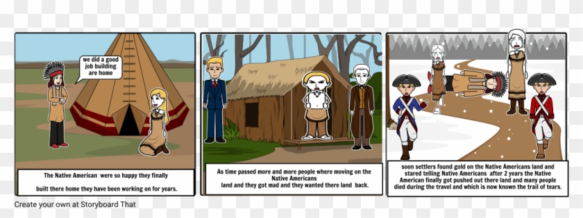 Trail Or Tears - Cartoon Clipart
