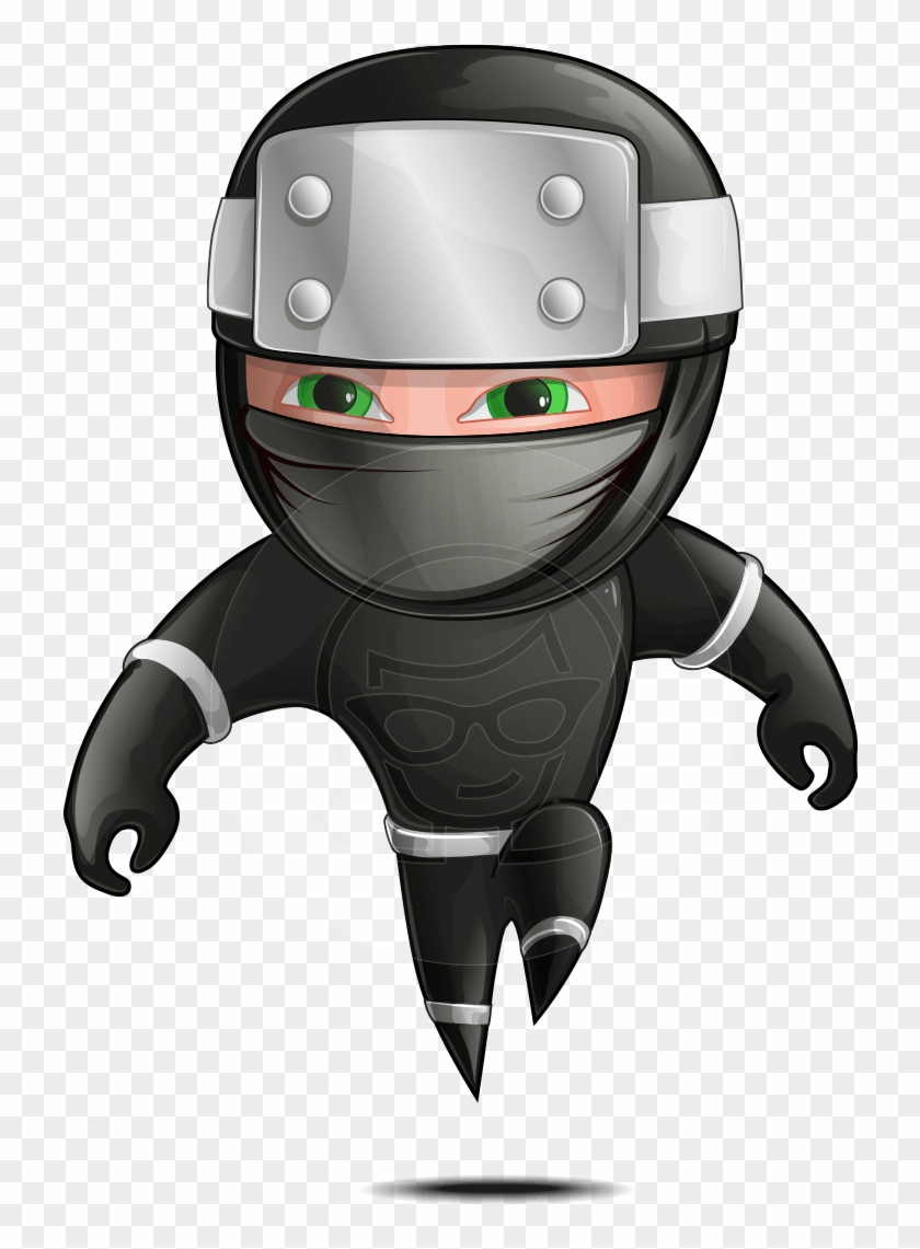 Hibiki The Flying Ninja - Ninja Character Png Clipart