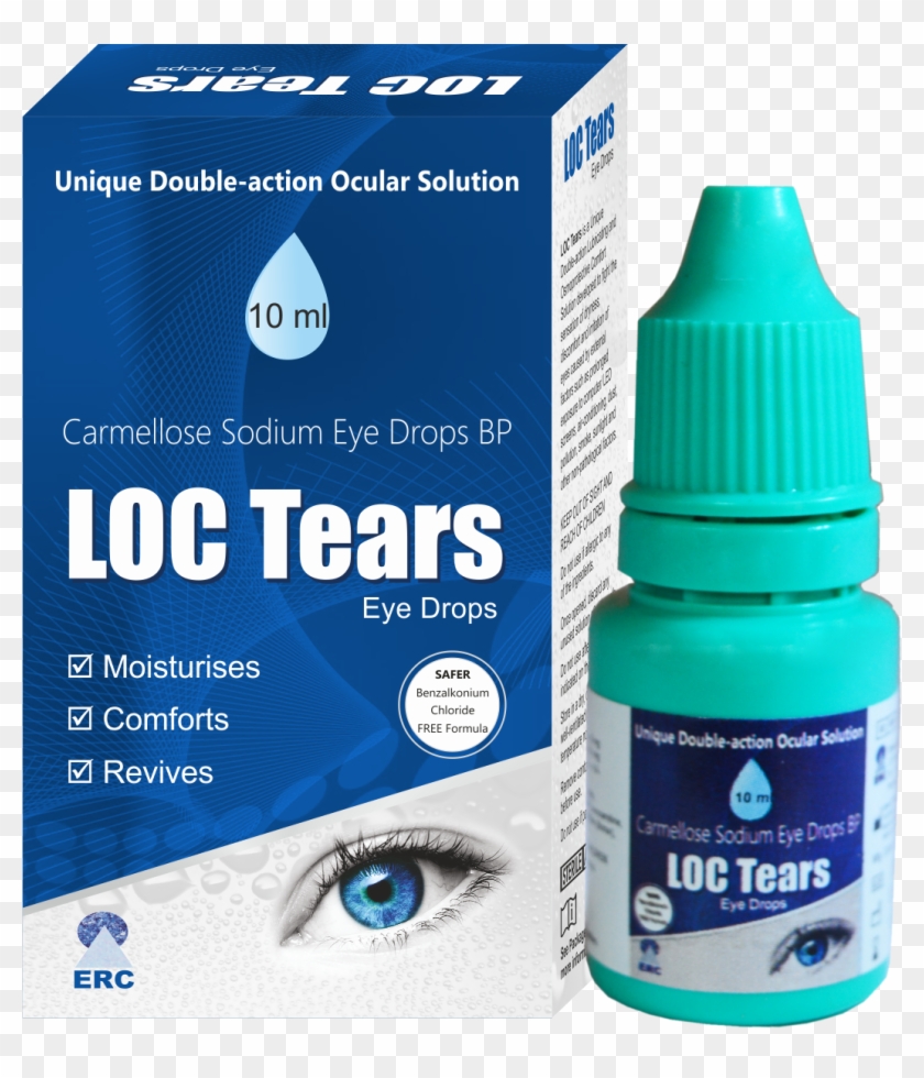 Erc Lock Tears-mild To Moderate Dryness - Loc Tears Eye Drop Clipart