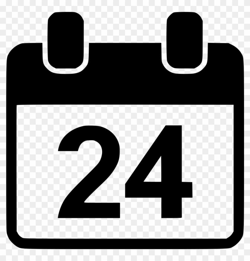 Clip Black And White Library Calendar Svg Date - Day 12 Calendar - Png Download