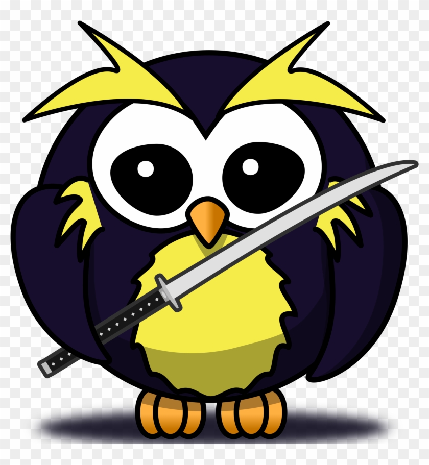 Big Image - Barn Owl Brownies Clipart