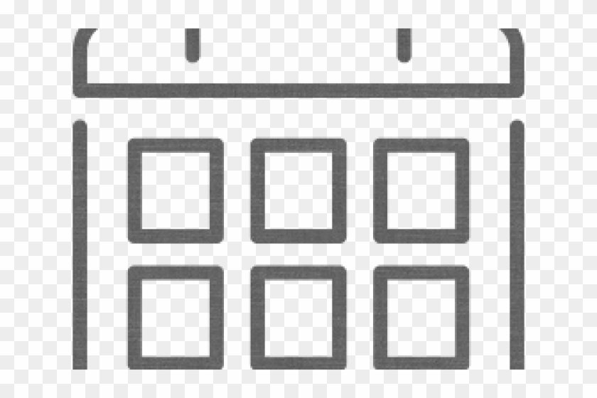 Calendar Icons Transparent White - Grey Calendar Icon Png Clipart