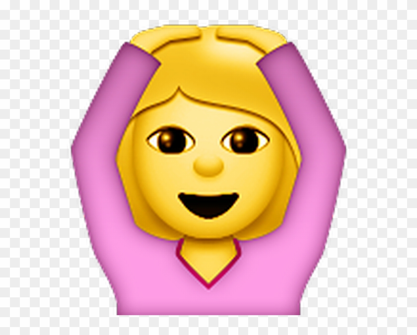 An 'ok' Sign - Emoji Con Las Manos Arriba Clipart
