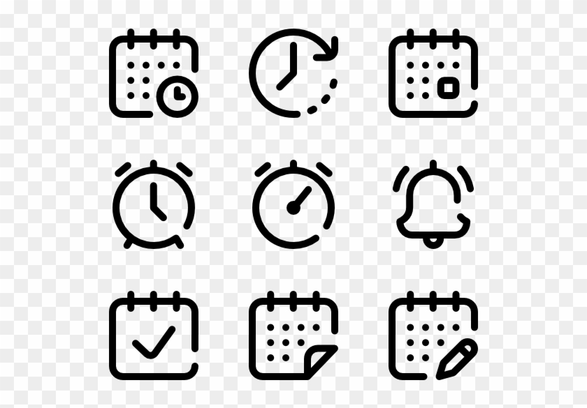 Calendar & Date - Information Technology Icons Png Clipart
