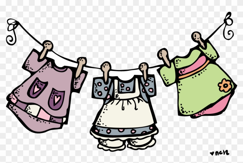 Cute Laundry Cliparts - Melonheadz Clothes Clipart - Png Download
