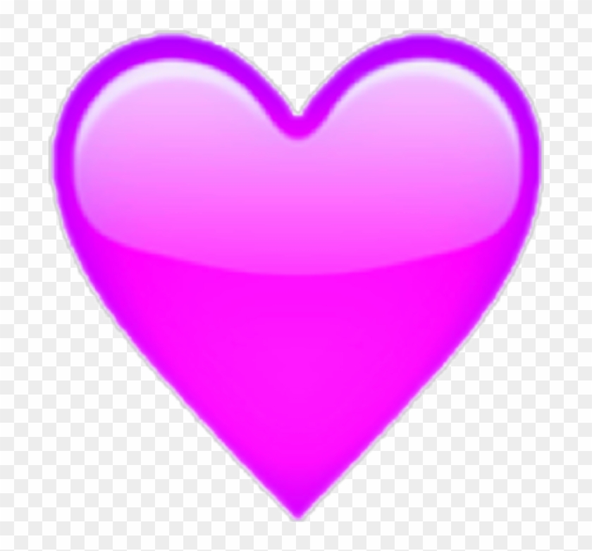 Corazon Png Whatsapp Purple Heart Emoji Apple Clipart Pikpng