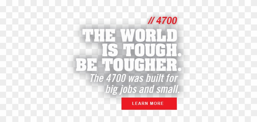 The 4700 Was Built For Big Jobs And Small - Clock Clipart