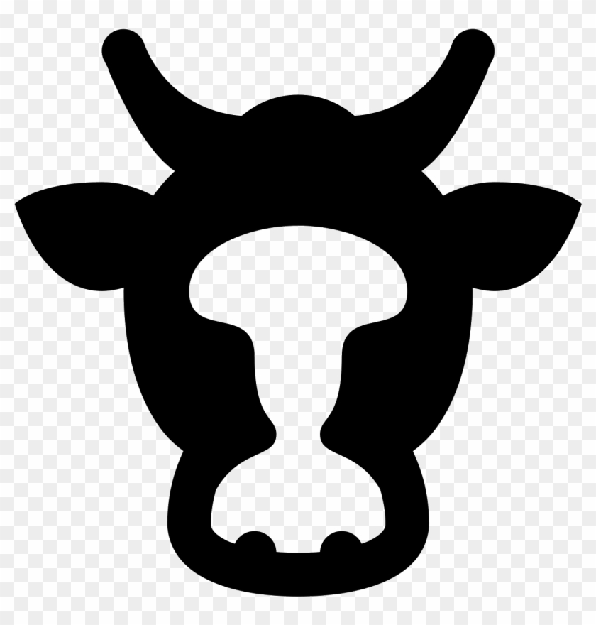 Cow Icon Png - Illustration Clipart #5300266