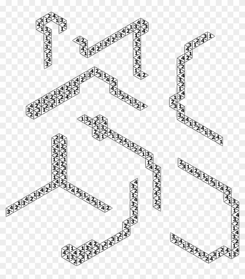 If The Puzzler Numbers Their Tetrahedron In An Opposite - Parallel Clipart #5300792