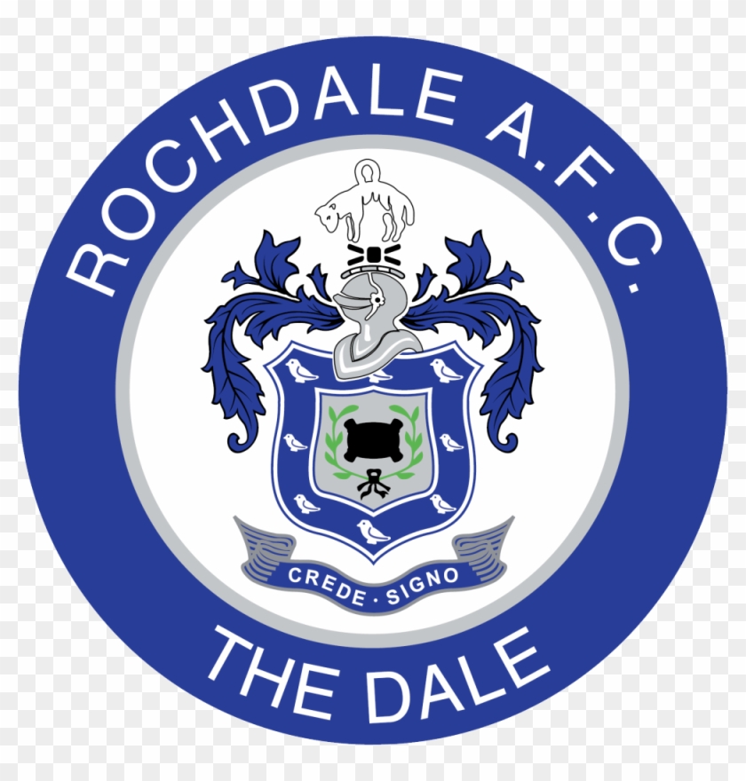 Rochdale Afc Logopedia The Logo And Branding Site - Rochdale Afc Logo Png Clipart