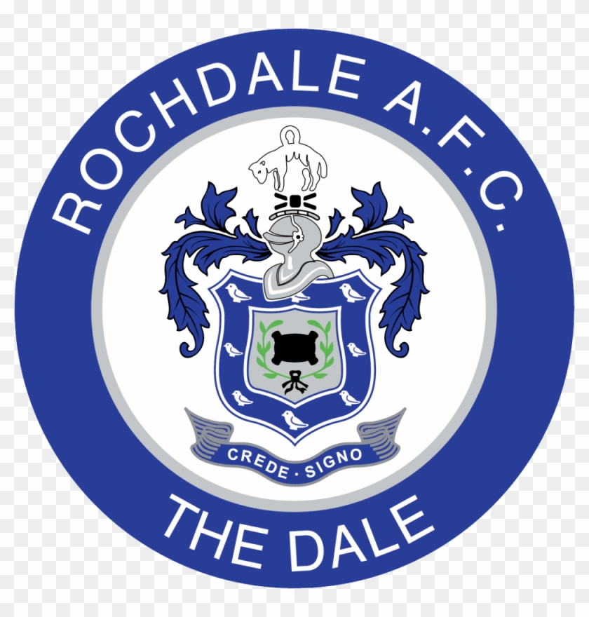 Rochdale Afc Logopedia The Logo And Branding Site - Rochdale Afc Logo Png Clipart #5300795