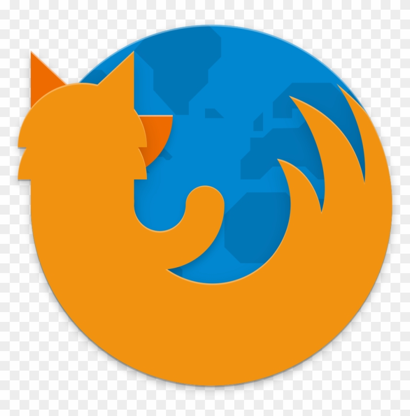Firefox 1024×1024 - Circle - Firefox Icon Material Design Clipart #5300798