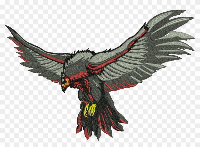 Condor Sabine Brockmeyer Digitization By Finest Digitizing - Giant Condor Godzilla Clipart