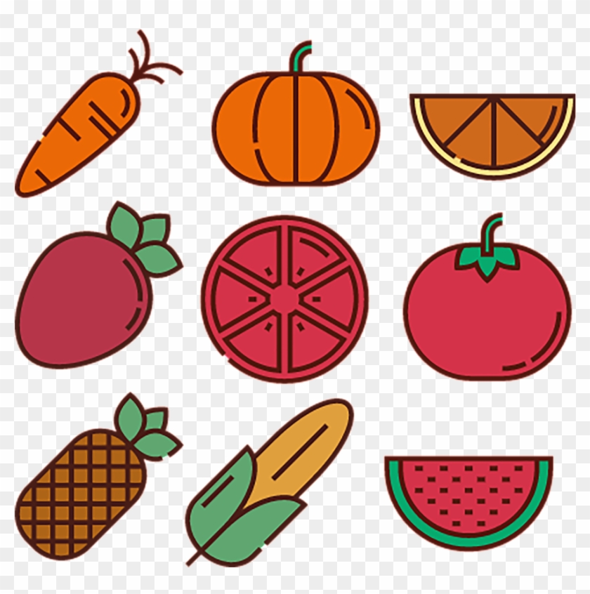 Fruit Vegetable Food Food Icon Icon Free Download Png Clipart #5302751