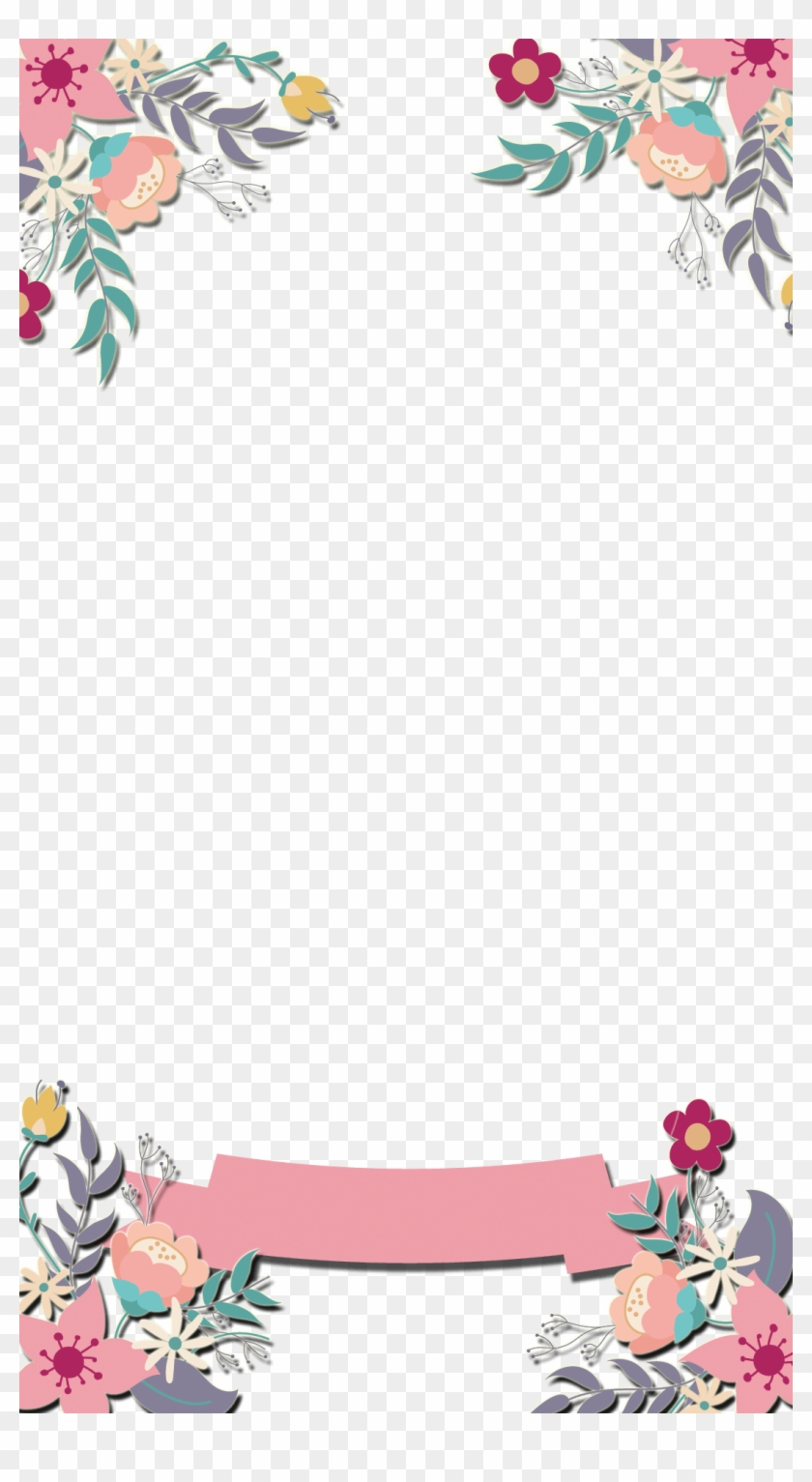 Snapchat Filters Clipart Pink Flower - Cartoon - Png Download