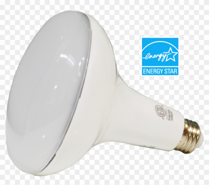 This Warm White Dimmable Br40 Led Light Bulb Gives - Energy Star Clipart #5303597