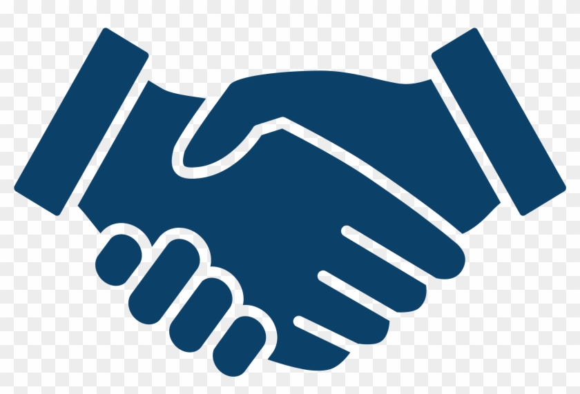 Hand Png Icon - Transparent Hand Shake Icon Clipart
